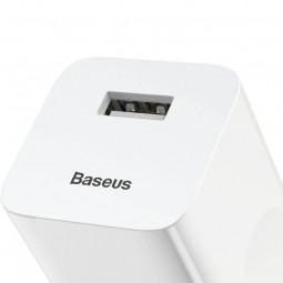 Baseus Mini Quick Charger 1x USB, QC 3.0, White - buitinis įkroviklis kaune