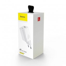Baseus Mini Quick Charger 1x USB, QC 3.0, White - buitinis įkroviklis atsiliepimai