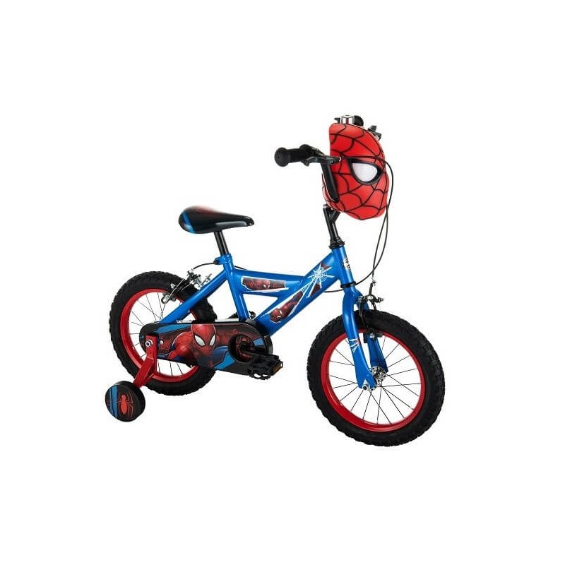 Huffy Spider-Man 14" Bike - vaikiškas dviratis, mėlyna / raudona kaina