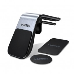Ugreen LP290 Waterfall Magnetic Phone Holder, Silver - automobilinis greito fiksavimo laikiklis kaina