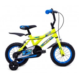 Huffy Pro Thunder 12" Bike - vaikiškas dviratis, geltona / mėlyna pigiau