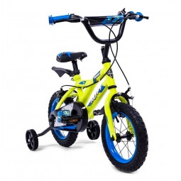 Huffy Pro Thunder 12" Bike - vaikiškas dviratis, geltona / mėlyna internetu
