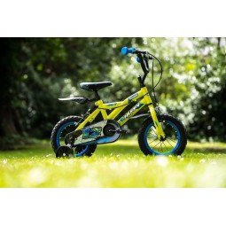 Huffy Pro Thunder 12" Bike - vaikiškas dviratis, geltona / mėlyna epirkimas.lt