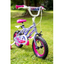 Huffy So Sweet 12" Bike - vaikiškas dviratis, violetinė / rožinė atsiliepimai