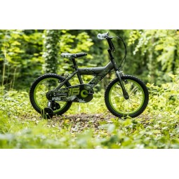 Huffy Delirium 16" Bike - vaikiškas dviratis, pilka / žalia greitai