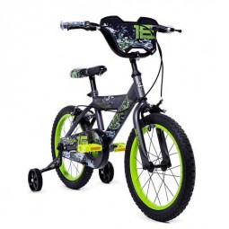 Huffy Delirium 16" Bike - vaikiškas dviratis, pilka / žalia kaina